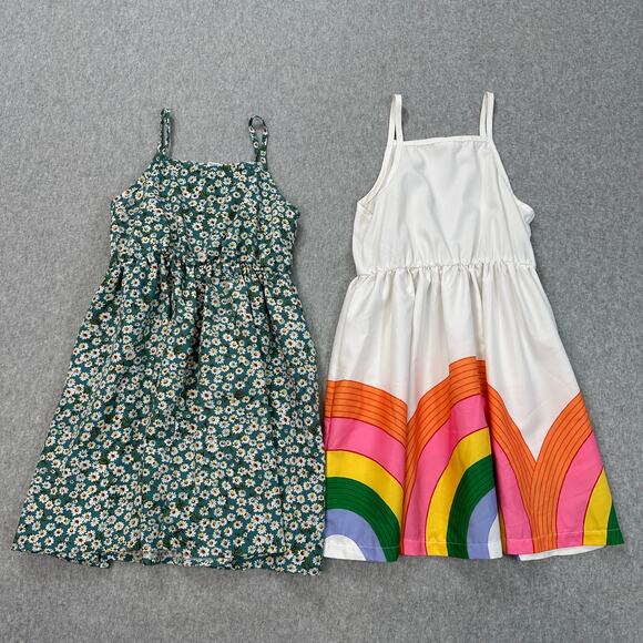 Shein Dress Bundle of 4 Girl SZ 7Y Colorful Sundress Sleeveless Stretch Pullover - Picture 10 of 14